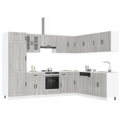 Sonata H Комплект кухненски шкафове от 14 части Kalmar, инженерно дърво - Bucătării modulare