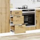 Sonata H Кухненски шкаф, Kalmar, дъб артизан, инженерно дърво
