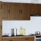 Sonata H Кухненски стенен шкаф, Kalmar, кафяв дъб, инженерно дърво