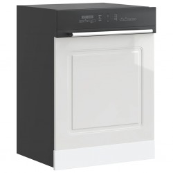 Sonata H Панел за съдомиялна машина, Kalmar, бял гланц, инженерно дърво - Module Sonata