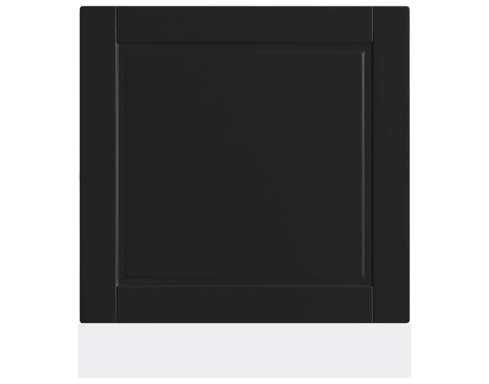 Sonata Panou pentru mașină de spălat vase Porto Negru 60x1,5x57 cm lemn prelucrat