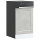 Sonata Panou pentru mașină de spălat vase beton gri 45x1,5x57 cm lemn prelucrat
