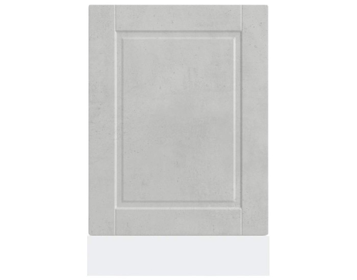 Sonata Panou pentru mașină de spălat vase beton gri 45x1,5x57 cm lemn prelucrat