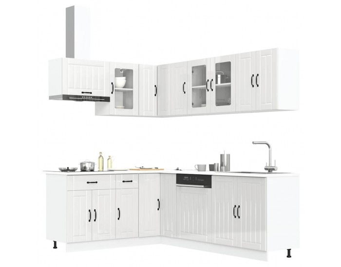 Sonata H Комплект кухненски шкафове от 11 части Lucca, инженерно дърво