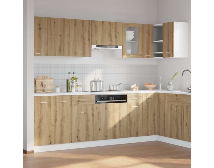 Sonata Set dulapuri bucătărie Lyon 11 piese Artisan Stejar lemn prelucrat