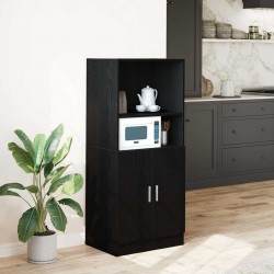 Sonata H Кухненски шкаф Черен 57x41,5x131,5 cm Инженерна дървесина - Module Sonata