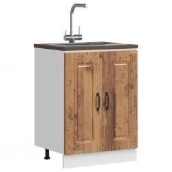 Sonata H Шкаф за мивка, Kalmar, старо дърво 60x46x81,5см инженерно дърво - Module Sonata
