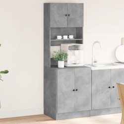 Sonata H Кухненски шкаф, бетонно сив, 60x50x180 см, инженерно дърво - Module Sonata