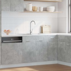 Sonata H Шкаф за мивка Lyon, сив, бетонен, 80x46x81,5 см, инженерно дърво - Module Sonata