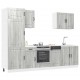 Sonata H Комплект кухненски шкафове от 7 части Kalmar, инженерно дърво