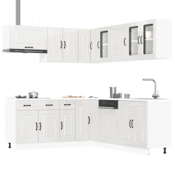 Sonata H Комплект кухненски шкафове от 11 части Kalmar, инженерно дърво - Bucătării modulare