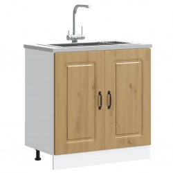 Sonata H Шкаф за мивка, Kalmar, дъб артизан 80x46x81,5см инженерно дърво - Module Sonata