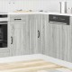Sonata H Кухненски ъглов шкаф, Kalmar, сив сонома, инженерно дърво