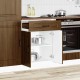 Sonata H Кухненски шкаф, Kalmar, кафяв дъб, инженерно дърво