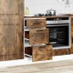 Sonata H Кухненски шкаф, Kalmar, опушен дъб, инженерно дърво