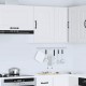 Sonata H Кухненски стенен шкаф, Kalmar, бял, инженерно дърво