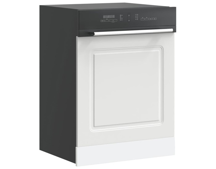 Sonata Panou pentru mașină de spălat vase Kalmar alb 60x1,5x57 cm lemn de prelucrare