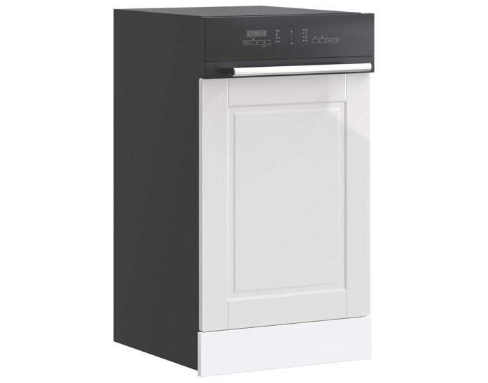 Sonata Panou pentru mașina de spălat vase alb lucios 45x1,5x57 cm lemn prelucrat