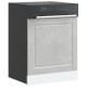 Sonata Panou pentru mașină de spălat vase beton gri 60x1,5x57 cm lemn prelucrat