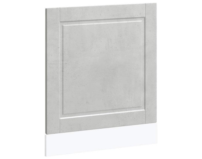 Sonata Panou pentru mașină de spălat vase beton gri 60x1,5x57 cm lemn prelucrat