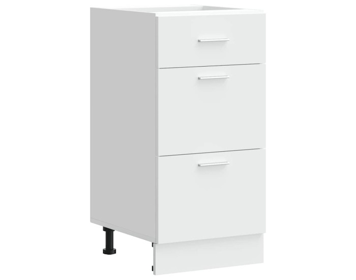Sonata Dulap inferior “Lyon” alb 40x46x81,5 cm lemn prelucrat