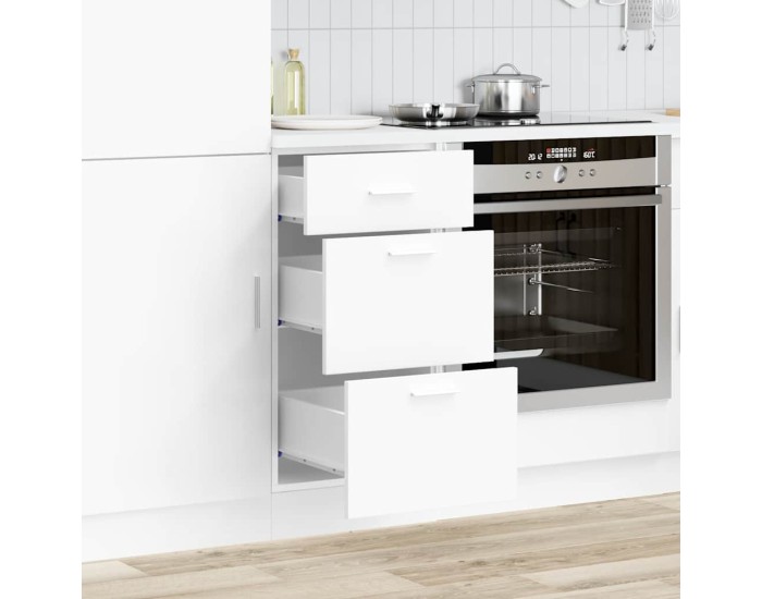 Sonata Dulap inferior “Lyon” alb 40x46x81,5 cm lemn prelucrat