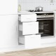 Sonata Dulap inferior “Lyon” alb 40x46x81,5 cm lemn prelucrat