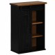 Sonata Dulap suspendat HALDEN cu ușă glisantă negru 49x22,5x70 cm pin