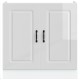Sonata Dulap bază pentru chiuvetă „Kalmar” alb lucios lemn prelucrat