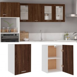 Sonata H Висящ шкаф Lyon кафяв дъб 39,5x31x60 см, инженерно дърво - Bucătării modulare