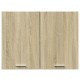 Sonata H Висящ шкаф Lyon дъб сонома 80x31x60 см, инженерно дърво