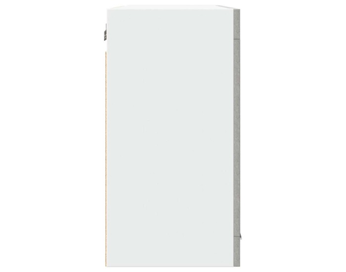 Sonata Dulap de sticlă suspendat “Lyon” gri beton 80x31x60 cm