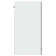 Sonata Dulap de sticlă suspendat “Lyon” gri beton 80x31x60 cm