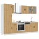 Sonata H Комплект кухненски шкафове от 8 части Kalmar, инженерно дърво
