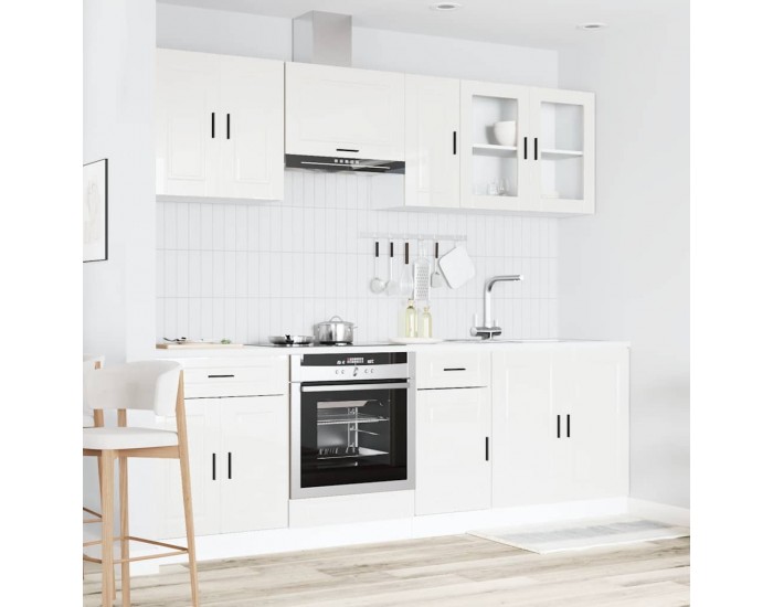 Sonata H Комплект кухненски шкафове от 8 части Kalmar, инженерно дърво