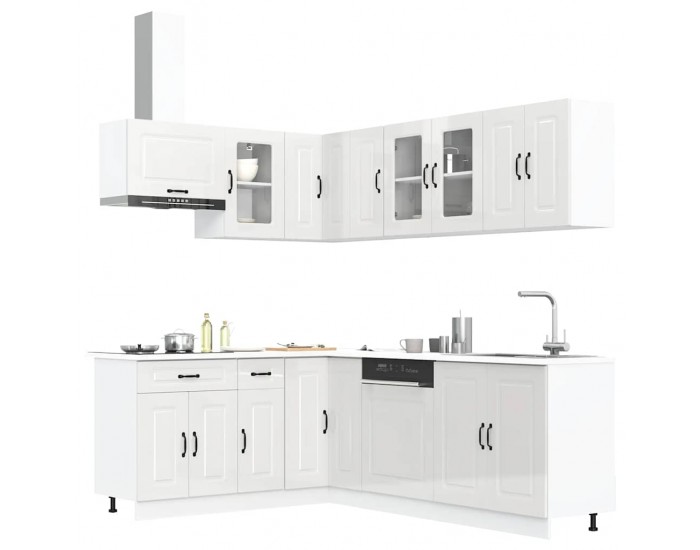 Sonata H Комплект кухненски шкафове от 11 части Kalmar, инженерно дърво