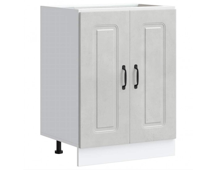 Sonata H Шкаф за мивка, Kalmar, бетонно сив 60x46x81,5см инженерно дърво