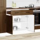 Sonata H Кухненски шкаф, Kalmar, кафяв дъб, инженерно дърво