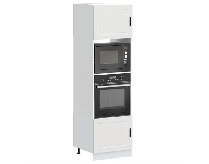 Sonata Dulapuri pentru cuptor 2 buc Porto Alb lemn prelucrat