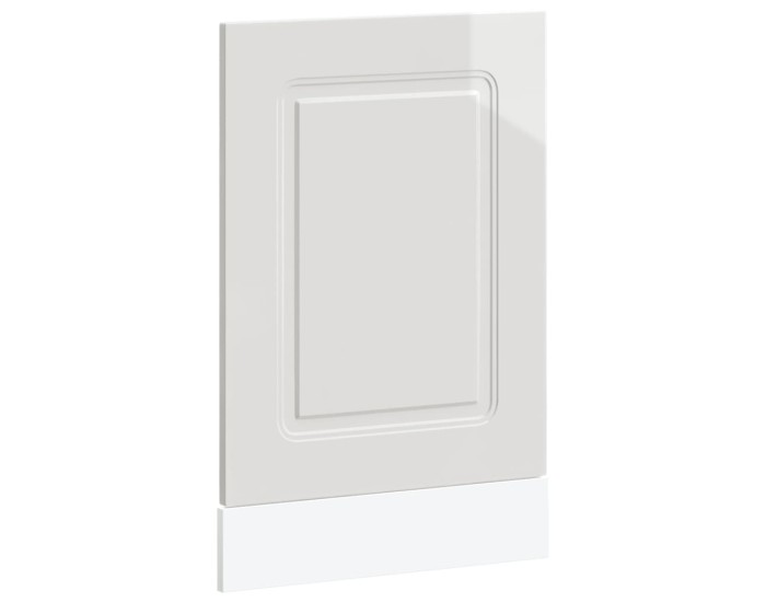 Sonata Panou pentru mașină de spălat vase alb lucios 45x1,5x57 cm lemn prelucrat