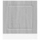 Sonata Panou pentru mașină de spălat vase gri Sonoma 60x1,5x57 cm lemn prelucrat