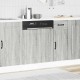Sonata H Панел за съдомиялна машина, Kalmar, сив сонома, инженерно дърво