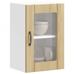 Sonata H Кухненски стенен шкаф със стъклена врата Lucca дъб сонома - Bucătării modulare