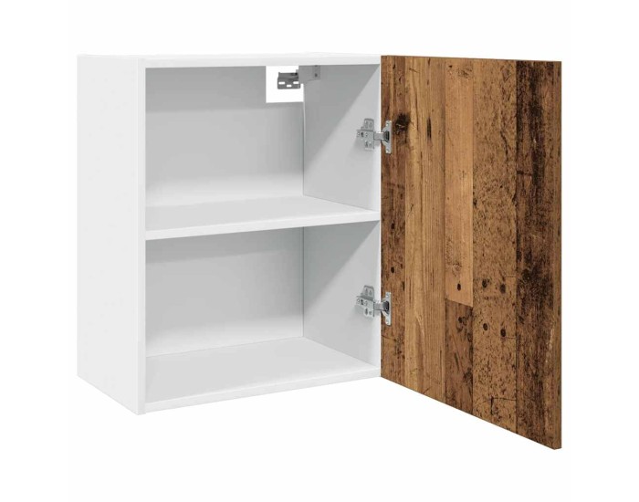 Sonata Dulapuri suspendate “Lyon” 2 buc. lemn vechi 50x31x60cm