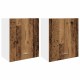 Sonata Dulapuri suspendate “Lyon” 2 buc. lemn vechi 50x31x60cm