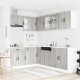 Sonata H Комплект кухненски шкафове от 11 части Lucca, инженерно дърво