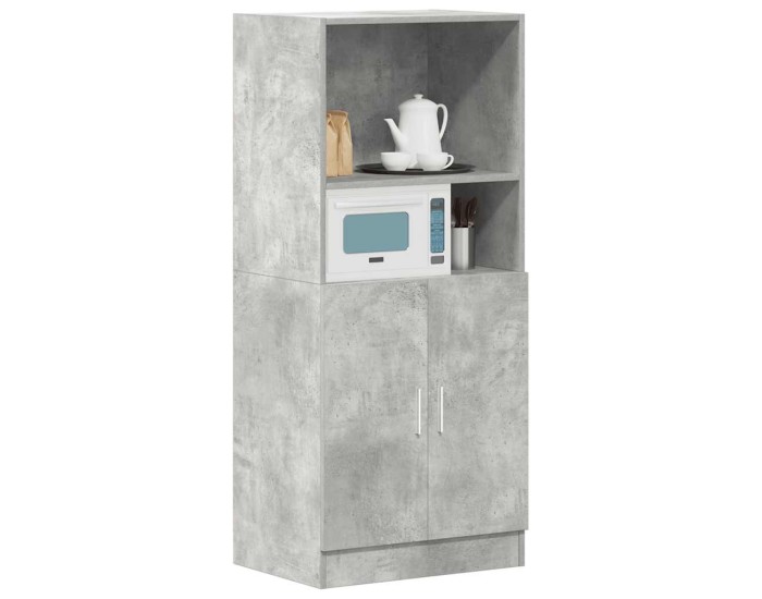 Sonata Dulap de bucătărie, gri beton 57x41,5x131,5 cm lemn prelucrat