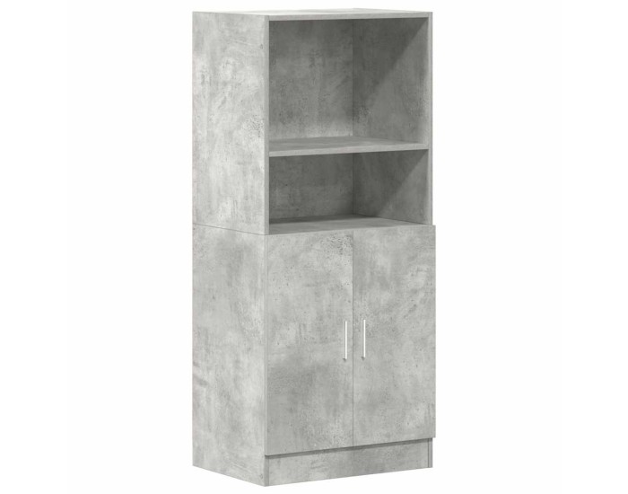 Sonata Dulap de bucătărie, gri beton 57x41,5x131,5 cm lemn prelucrat