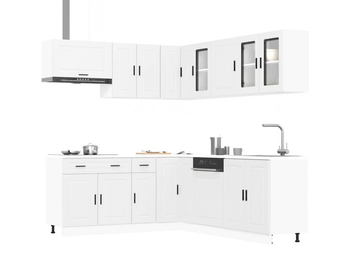 Sonata H Комплект кухненски шкафове от 11 части Porto, инженерно дърво