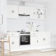 Sonata H Комплект кухненски шкафове от 8 части Porto, бяло инженерно дърво